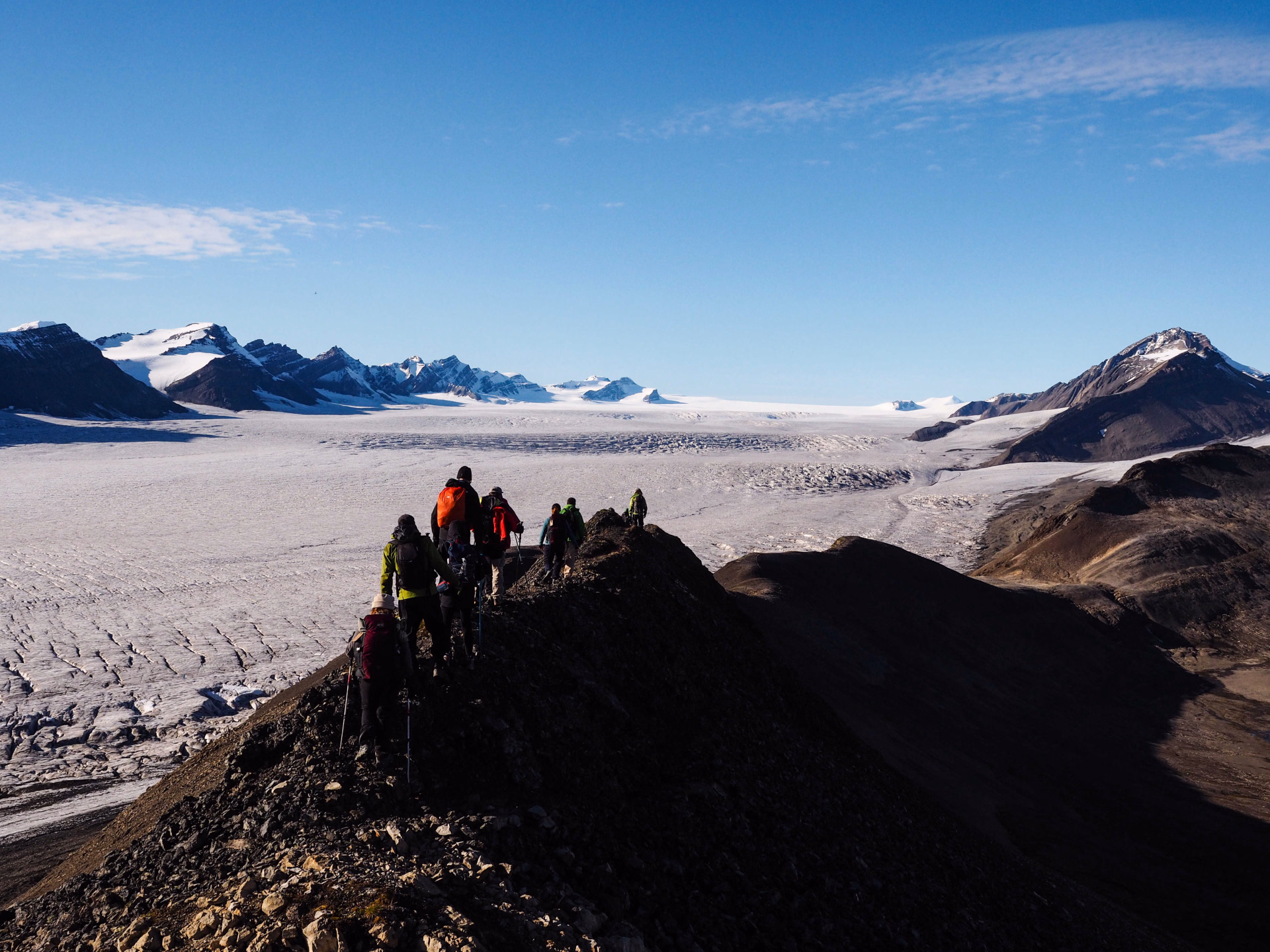 Voyage aventure en randonnée sur les crêtes de Svéa