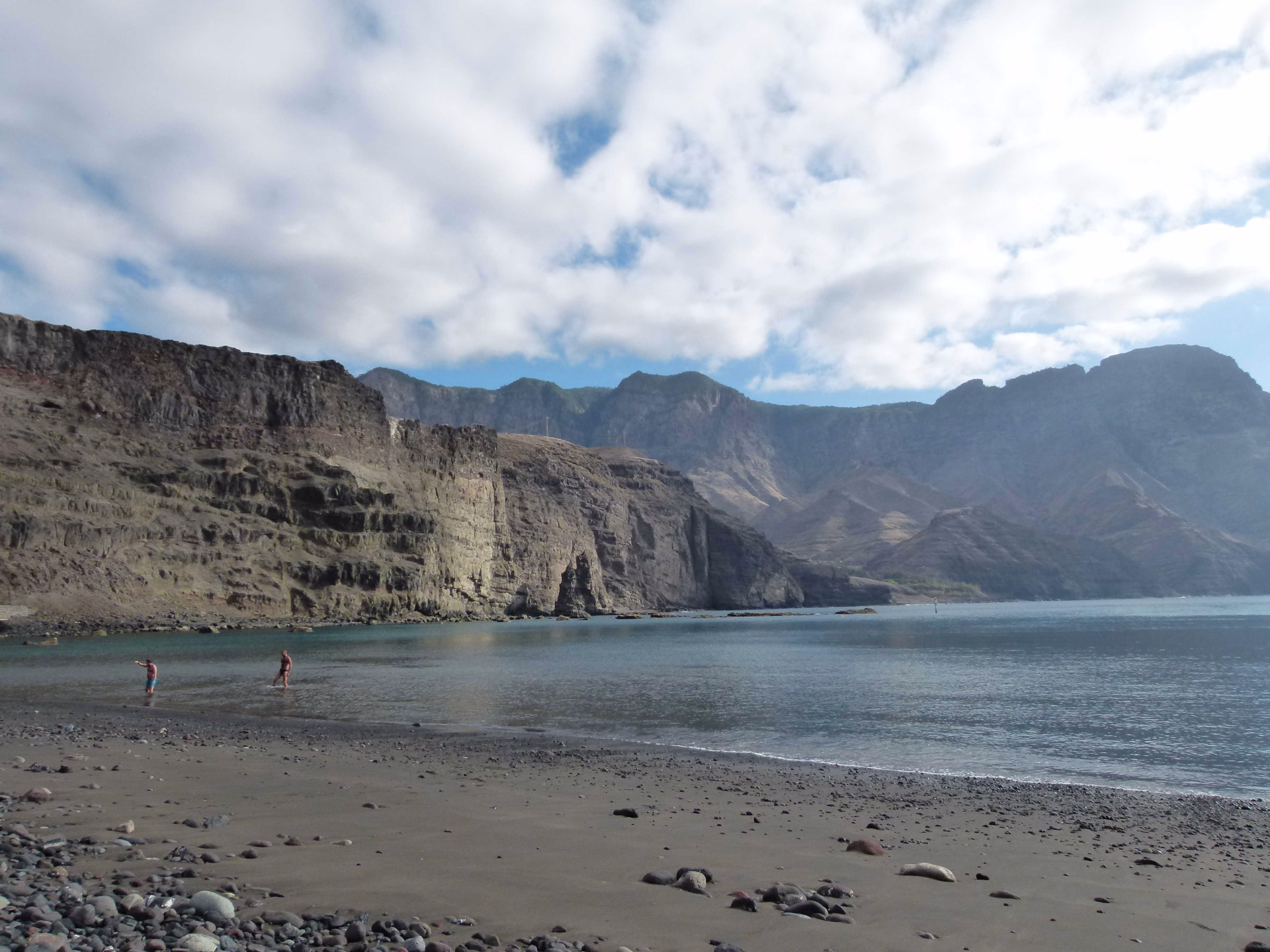 Vue d'une plage proche d'Agaete à Gran Canaria