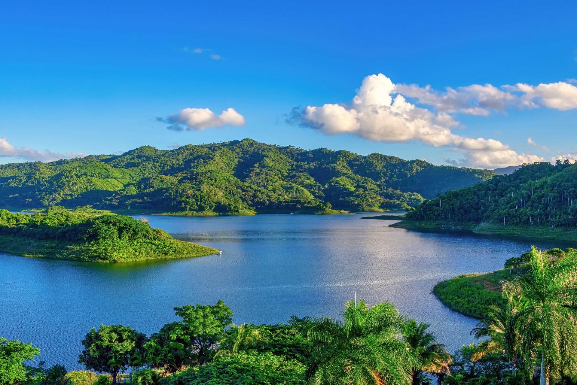 Vue sur le lac Hanabanilla