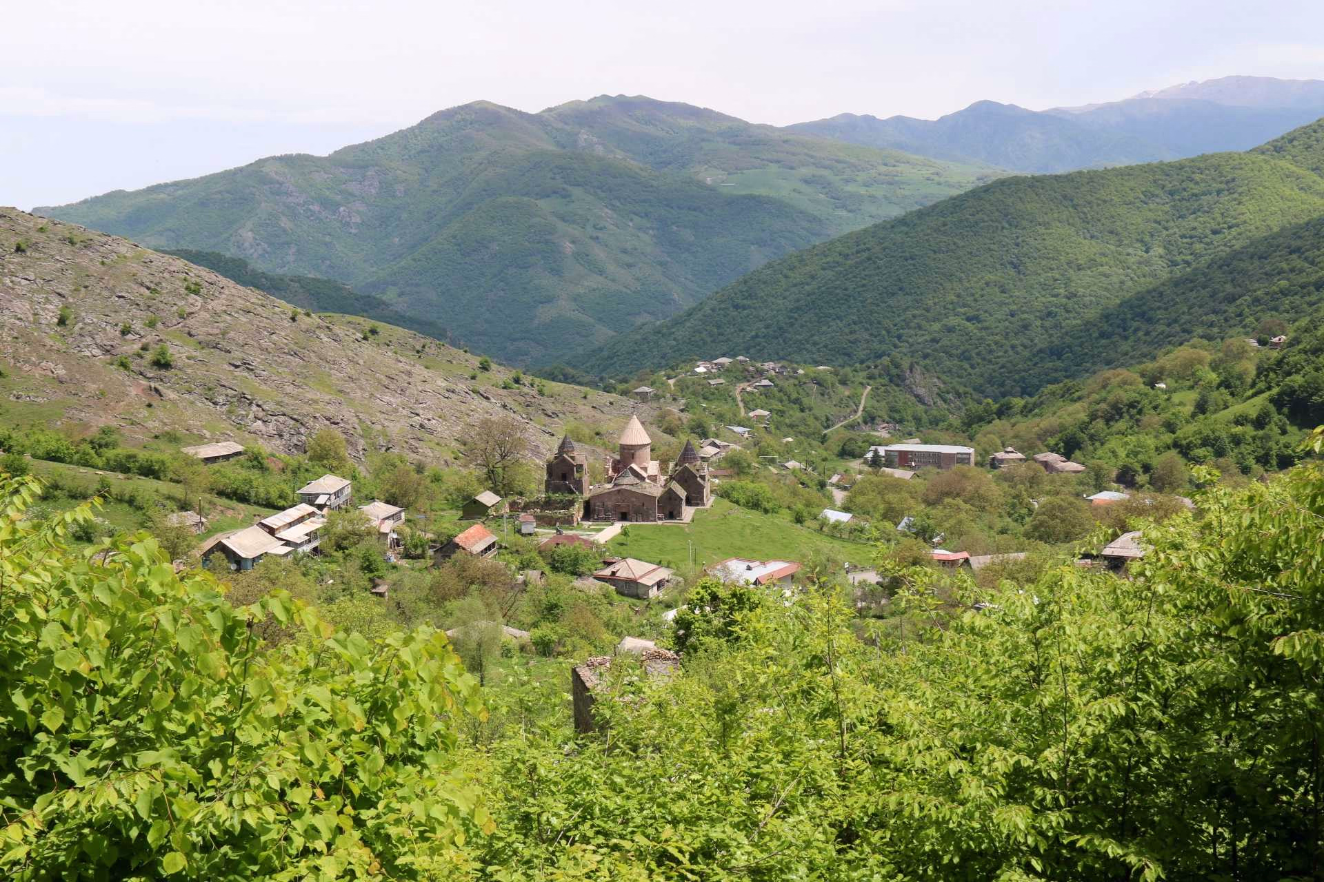 Vue sur l'église de Gochavank