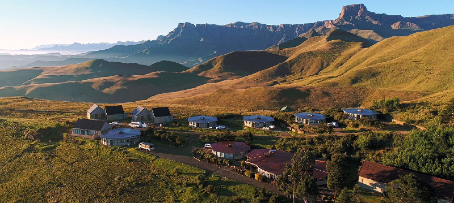 Wietsieshoek Mountain Lodge dans le Parc du Royal Natal en Afrique du Sud