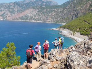 Crete, Randonnée de Loutro à Agia Roumeli