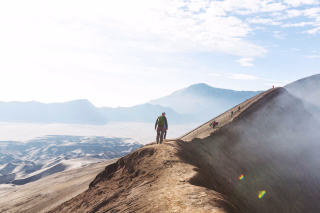 Randonné au volcan Bromo sur l'île de Java
