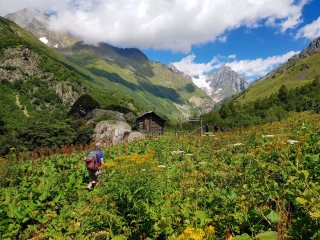 Ushguli, Svanétie, trek Georgie