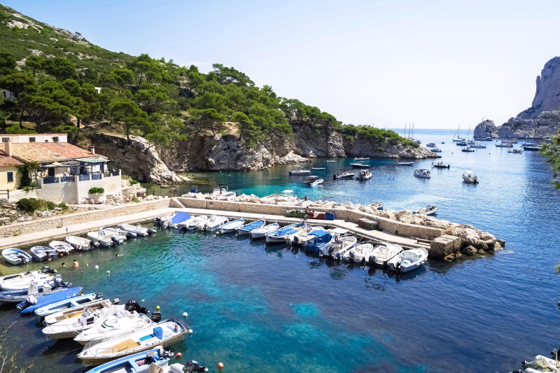 Calanques de Morgiou et son port de pêche