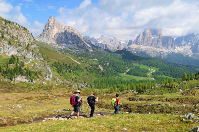 Croda del lago dans les Dolomites