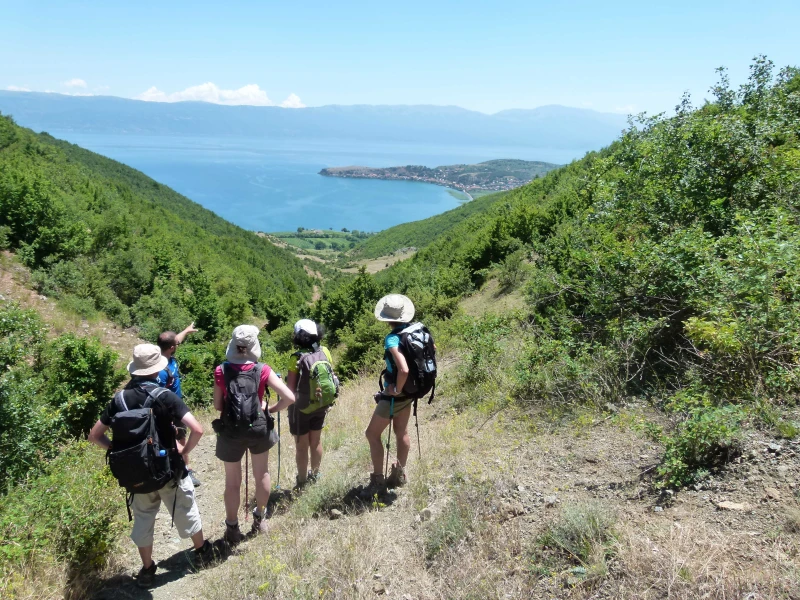 En descendant sur la presqu'ile de Lin