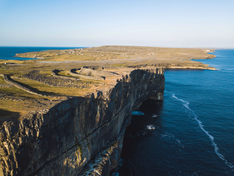 Fort de Dun Aengus sur l'île d'Inishmor en Irlande