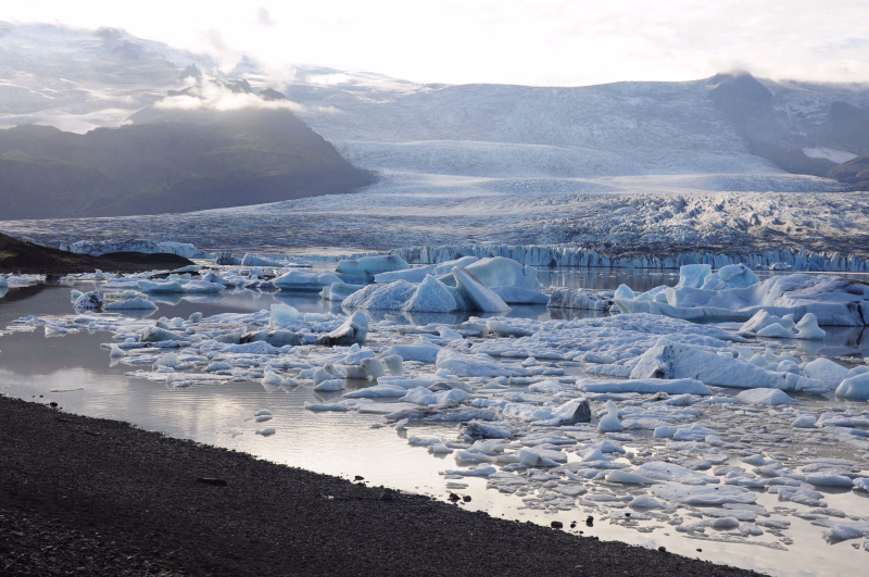 Icebergs en Islande