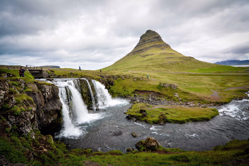 Cascade de Kirkjufell, Snaefellsness, Islande