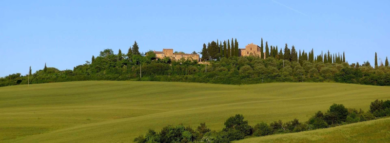 Paysage typique de Toscane