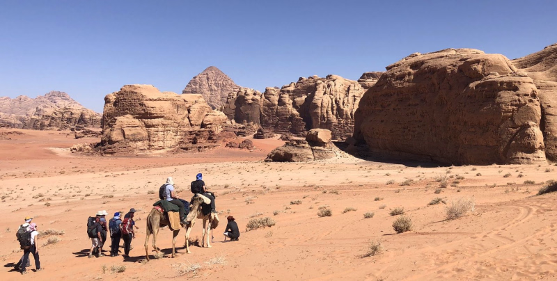 Rando dans le Wadi Rum, Jordanie