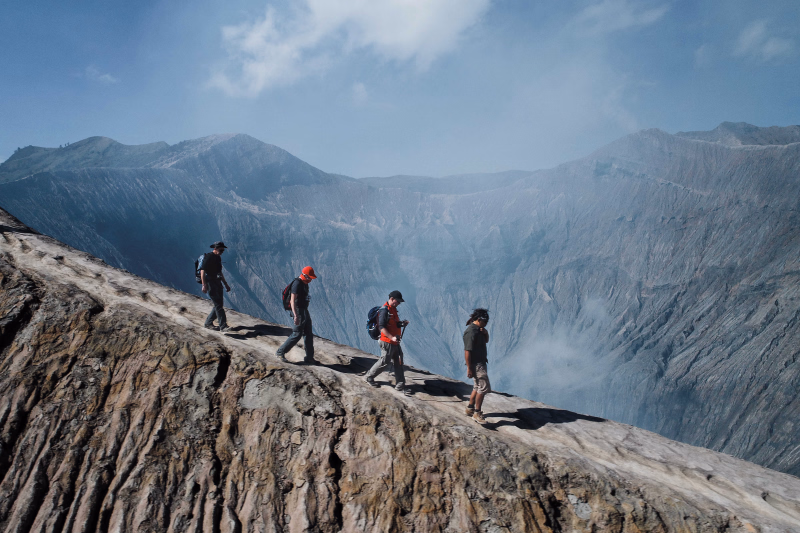 Randonnée au volcan Bromo à Java