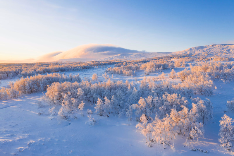 Rockvallen, Suède l'hiver