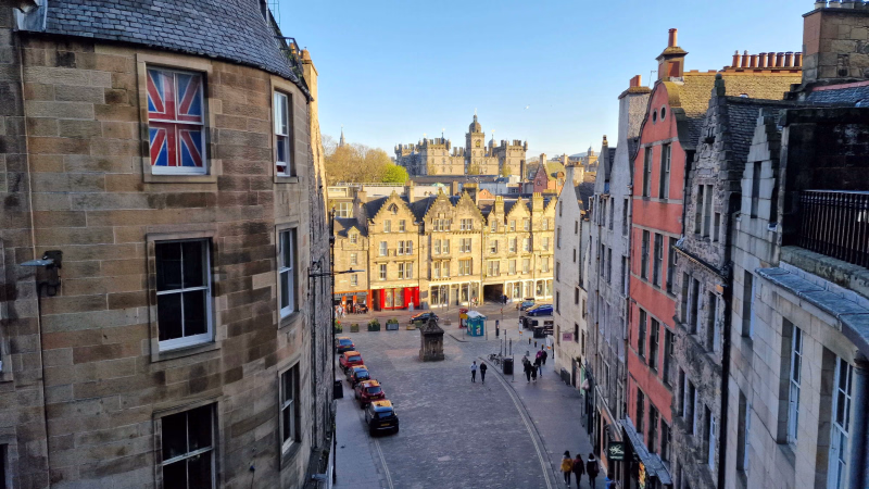 Vue sur la ville d'Edimbourg en Ecosse