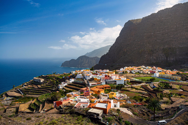 Vue sur San Sebastian de la Gomera aux Canaries