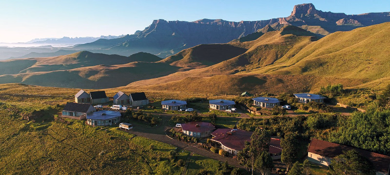 Wietsieshoek Mountain Lodge dans le Parc du Royal Natal en Afrique du Sud