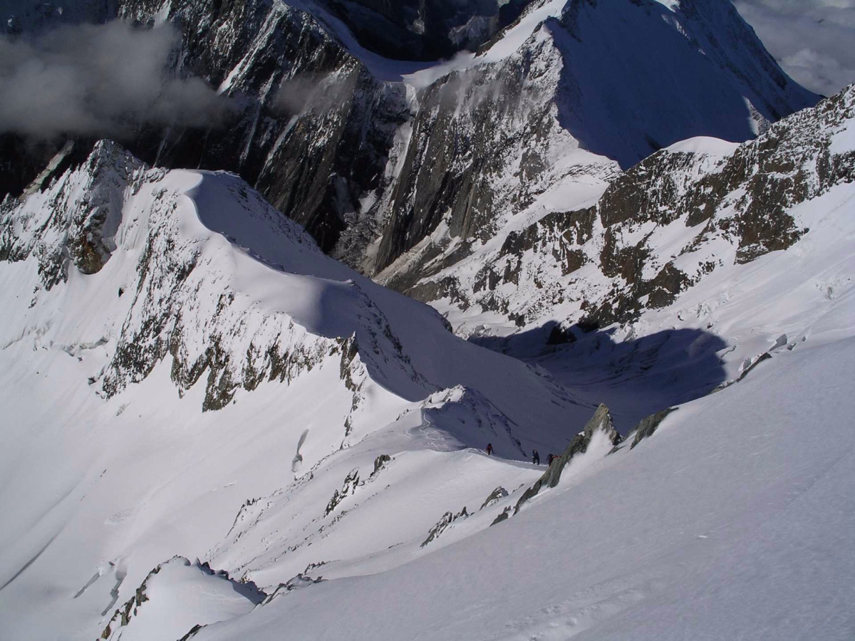 Le Mont Blanc par la voie du Pape avec un guide privé