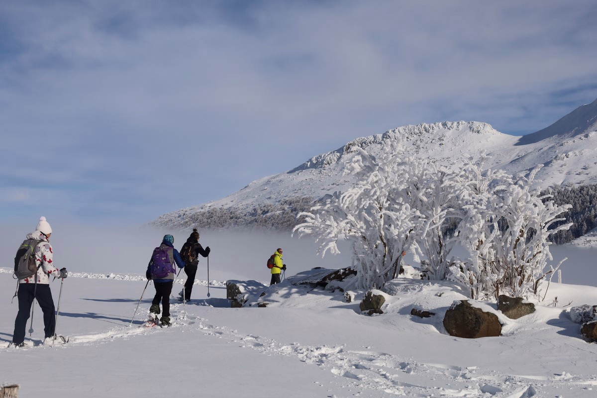 Randonnées hivernales au cœur du Cantal