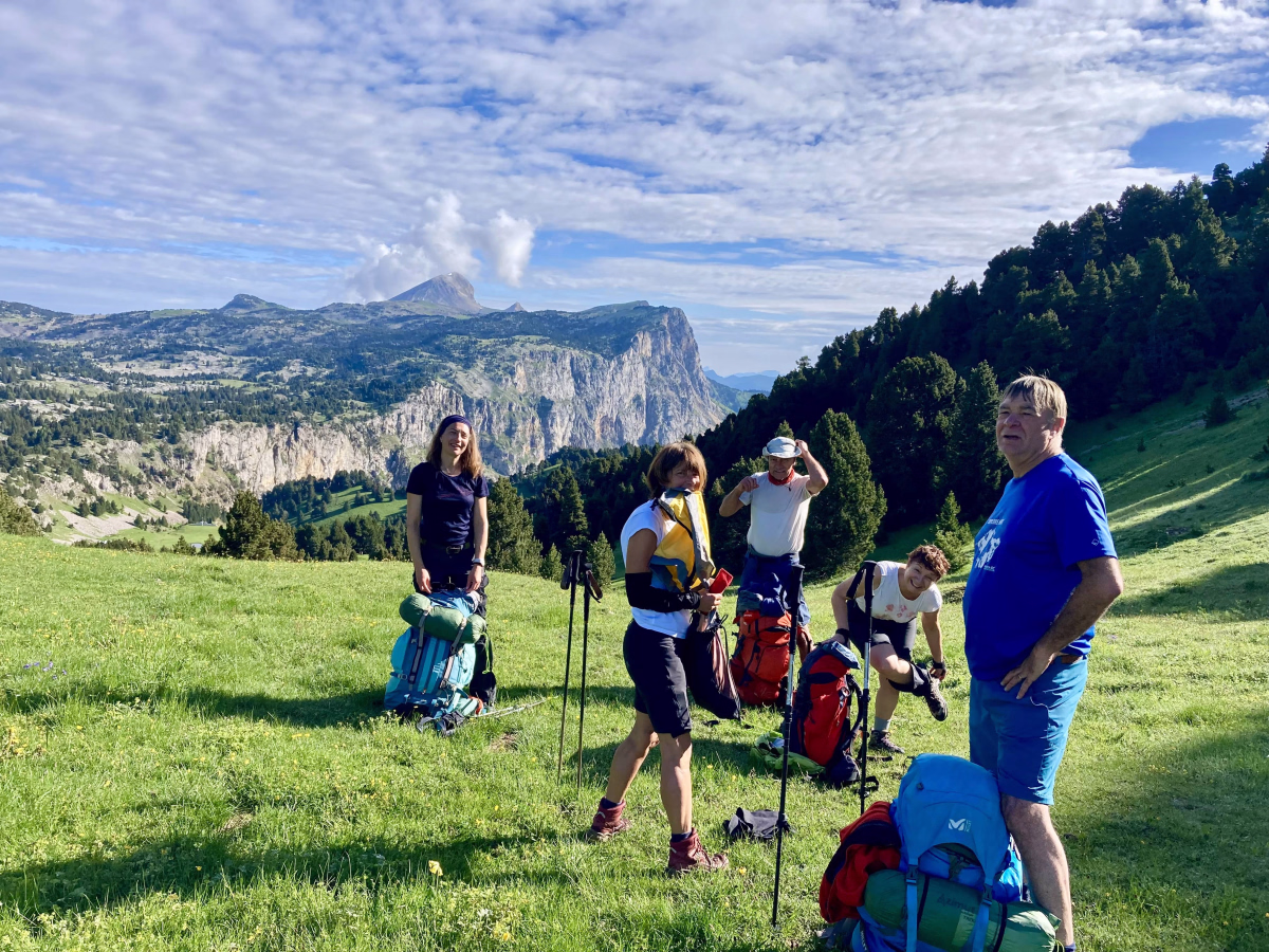 Initiation au bivouac dans la réserve naturelle du Vercors