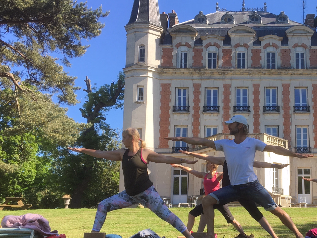 Yoga, pilates et fitness au château en Île-de-France
