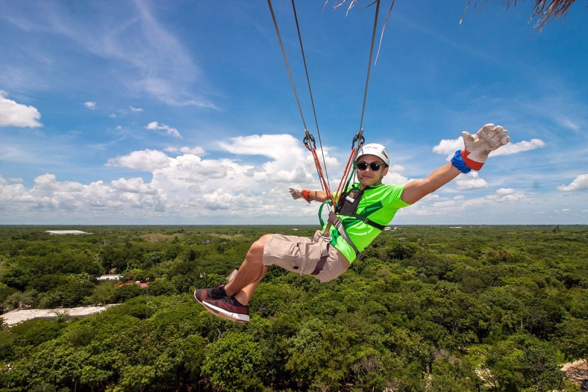 Circuit sportif dans la péninsule du Yucatán au Mexique
