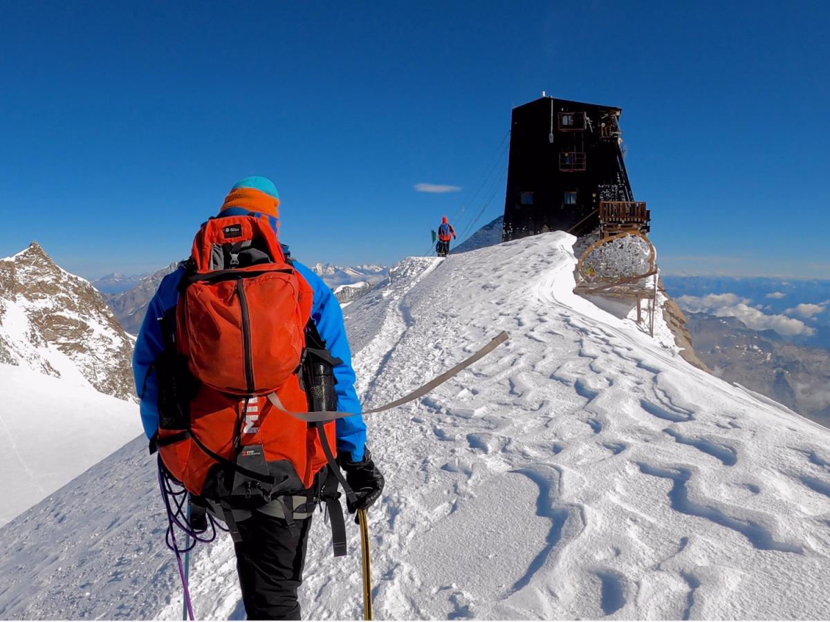 Mont Rose 4556m en 2 jours