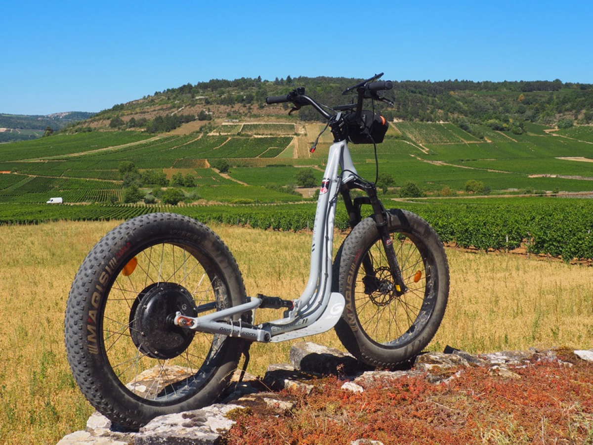 Week-end bourguignon en trottinette électrique