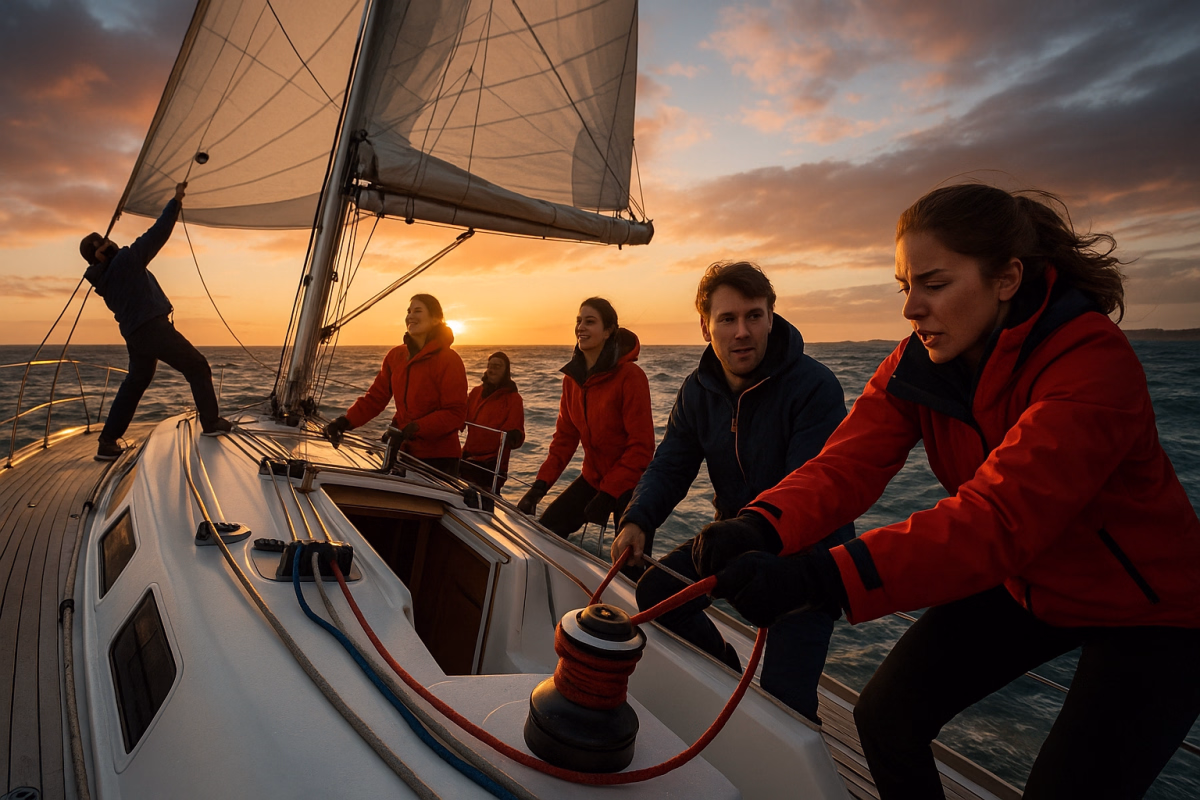 Aller simple à la voile : Pornichet - Lorient (4 jours)