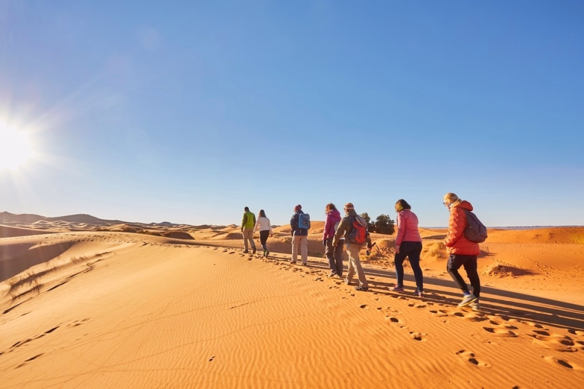 Trekking familial de 7 jours dans le désert marocain