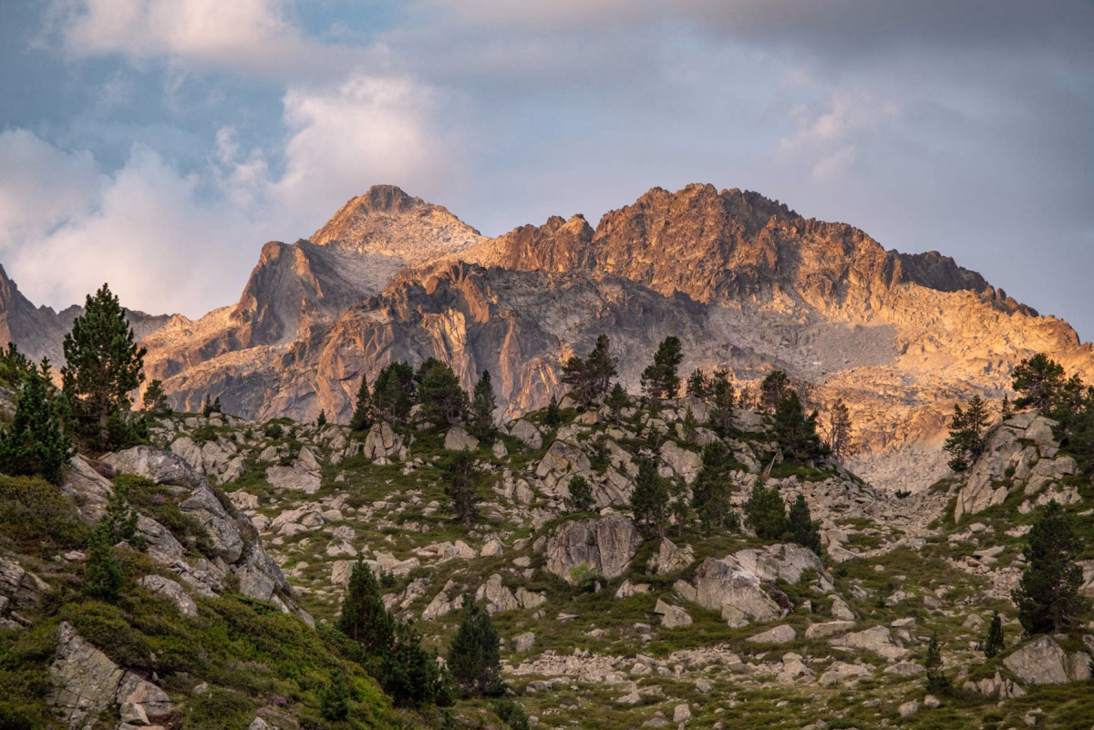 Le massif du Néouvielle versant sauvage, en refuge