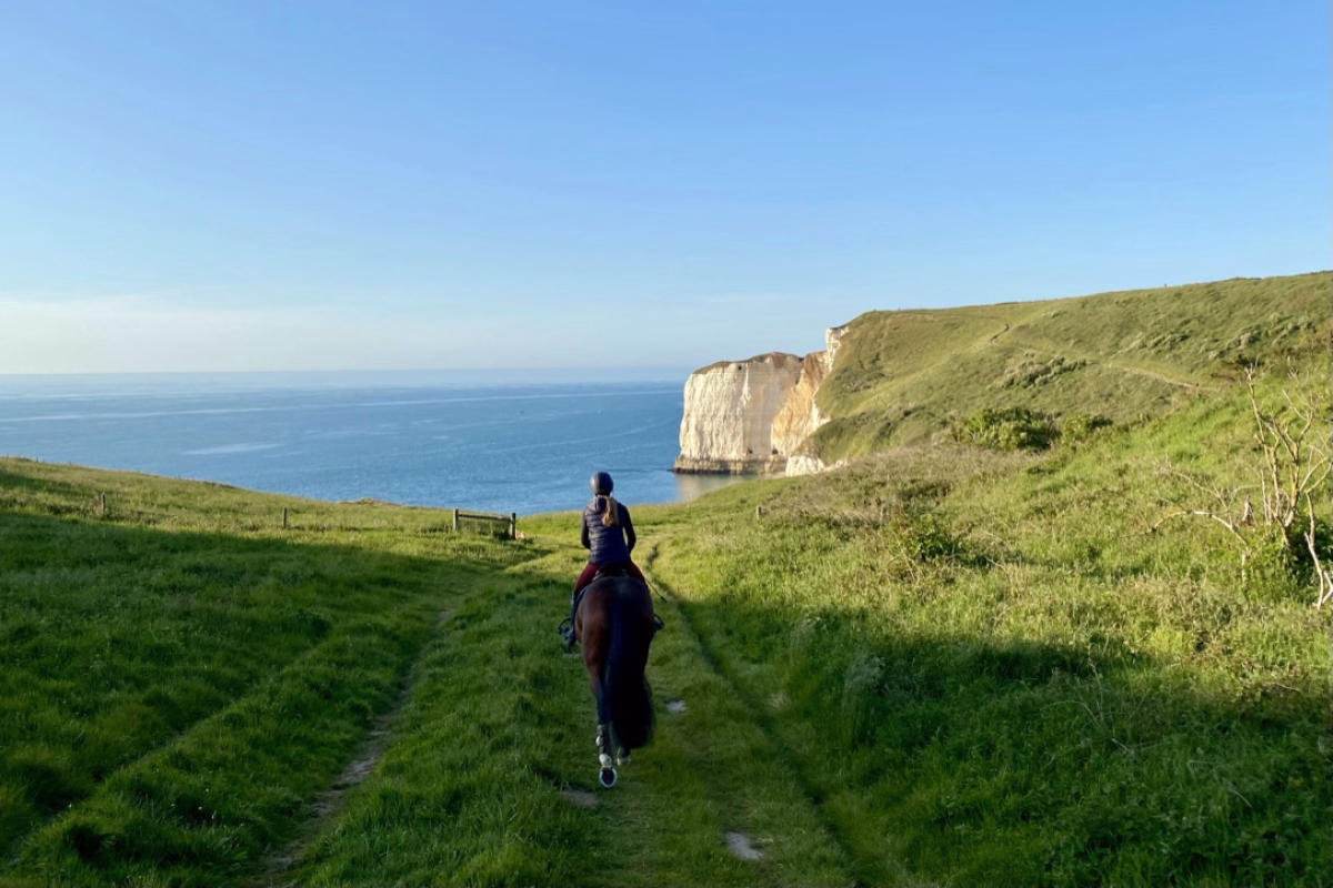 Voyage à cheval - Randonnée équestre entre mer, falaises et forêts à Étretat