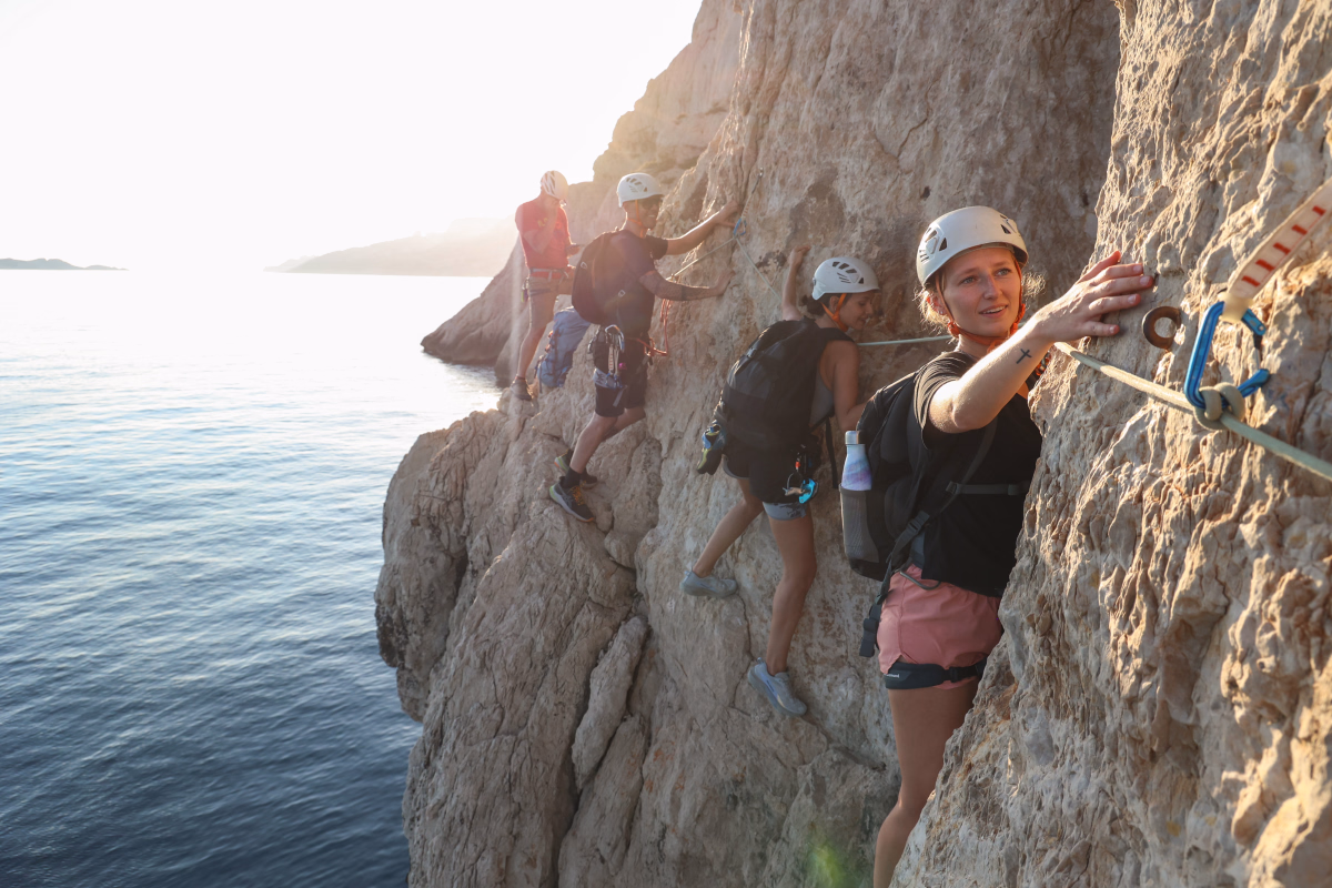 Voyage en Haute Montagne - Week-end escalade et via cordata dans les calanques de Marseille