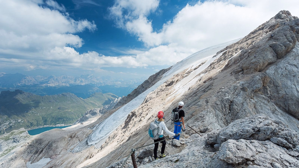 Punta Rocca : l'ascension glaciaire de la Marmolada