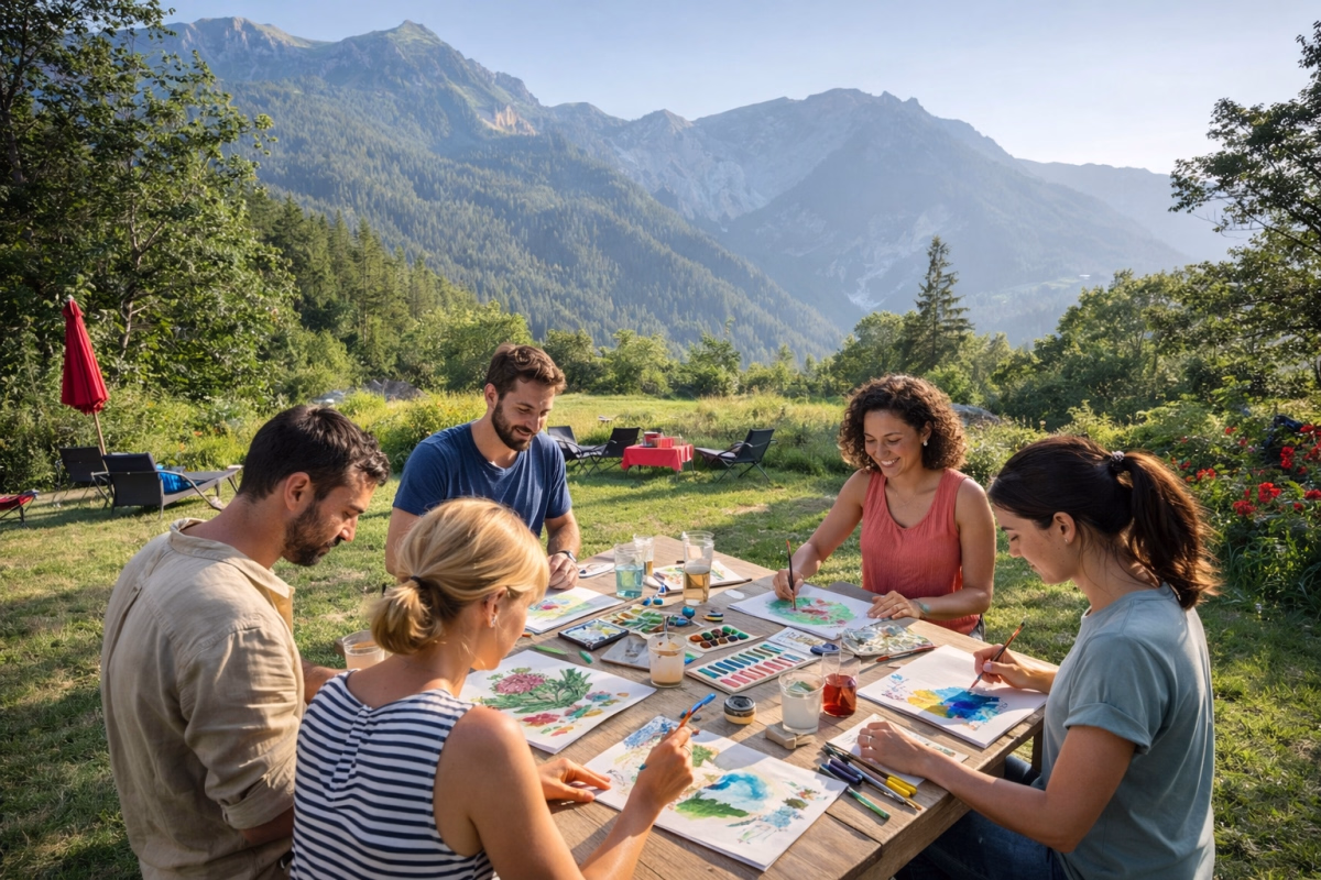 Week-end Yoga & Créativité dans les Alpes