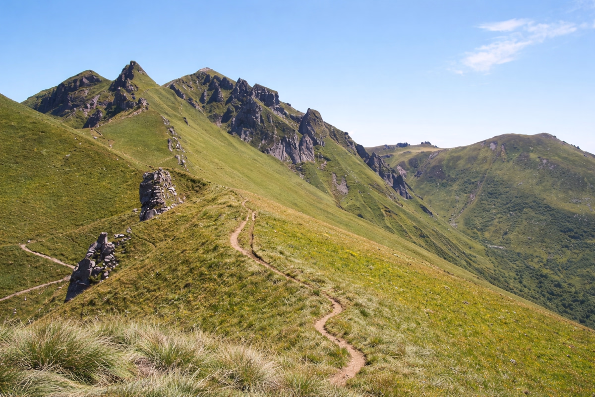 Randonnée itinérante de 4 jours dans le Massif du Sancy