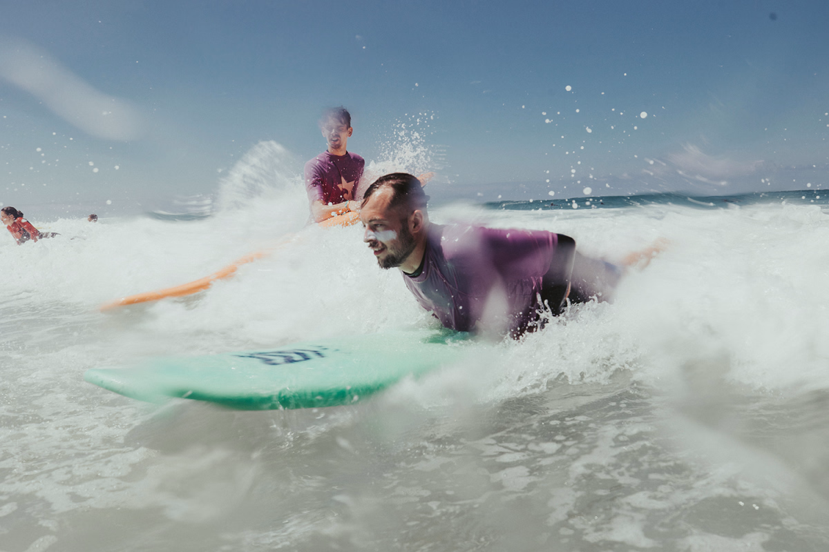 Séjour international Surf & Yoga à Moliets en tente à cloche