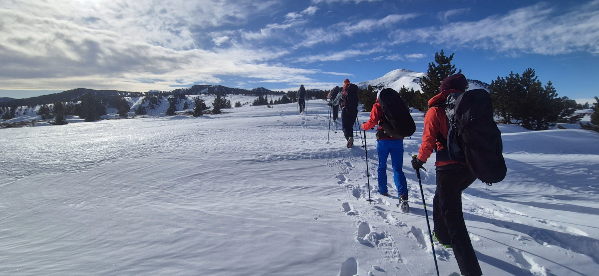Randonnée en raquettes dans les Pyrénées Ariègeoises