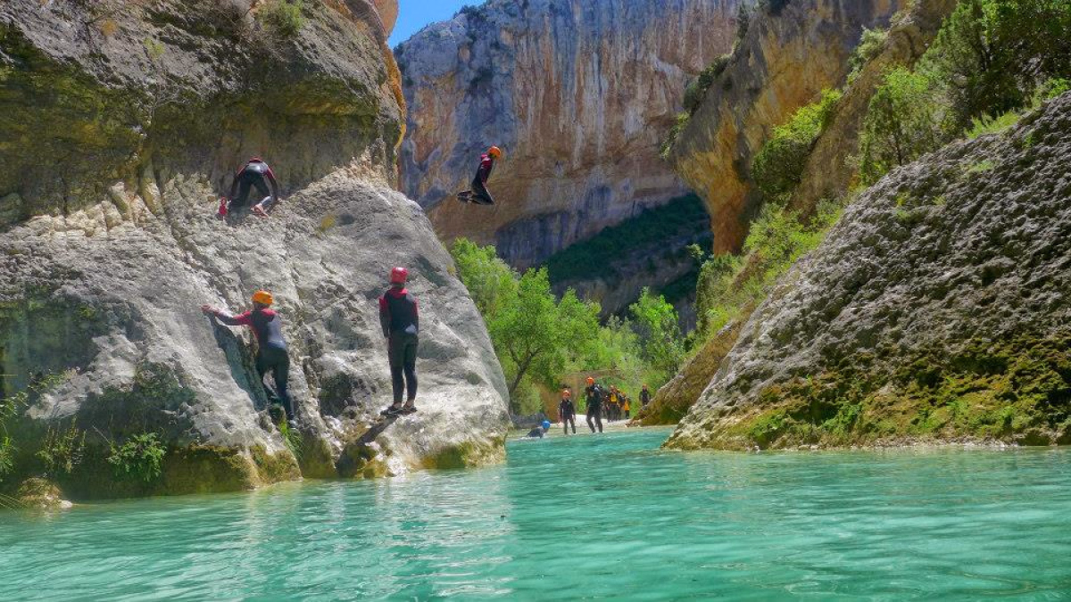 Semaine canyoning dans les Pyrénées