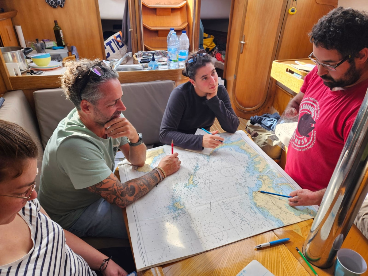 Stage de navigation active sur voilier en Baie de Quiberon