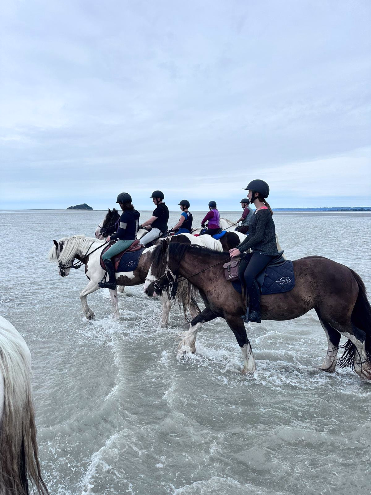 Voyage à cheval - Randonnée équestre entre Cancale et le Mont Saint-Michel