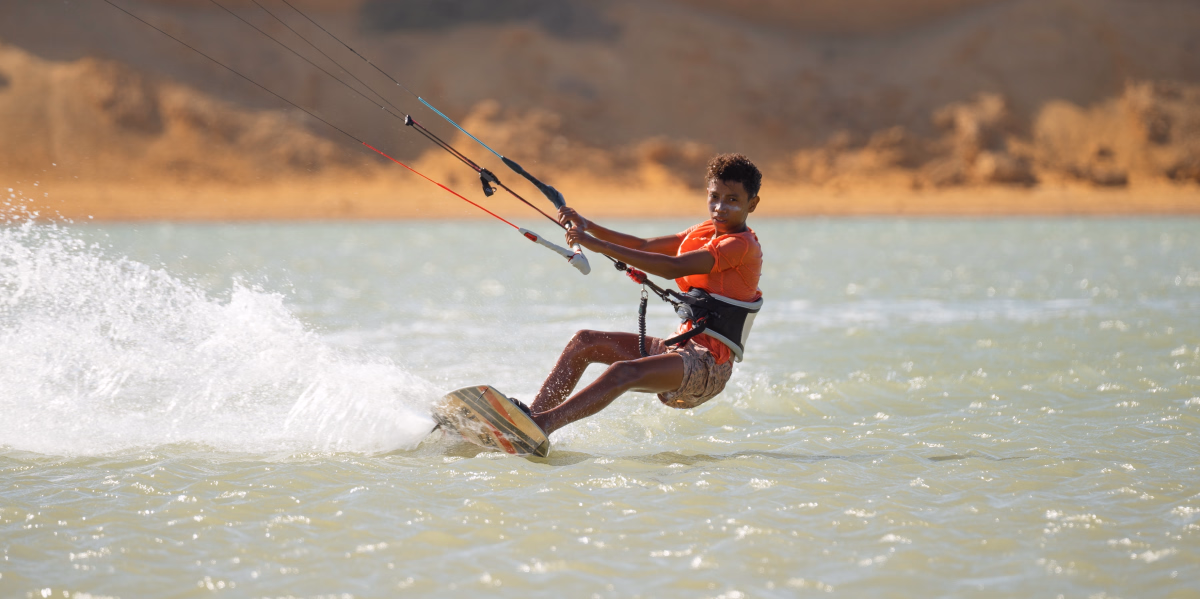 Kitesurf entre dunes et Caraïbes à la Guajira en Colombie