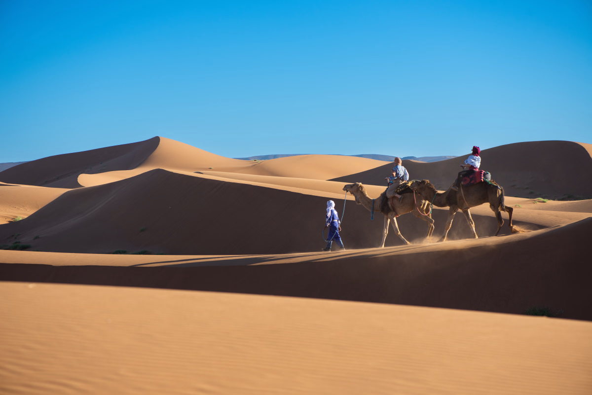 Nouvel An en famille dans la magie du désert du Sahara