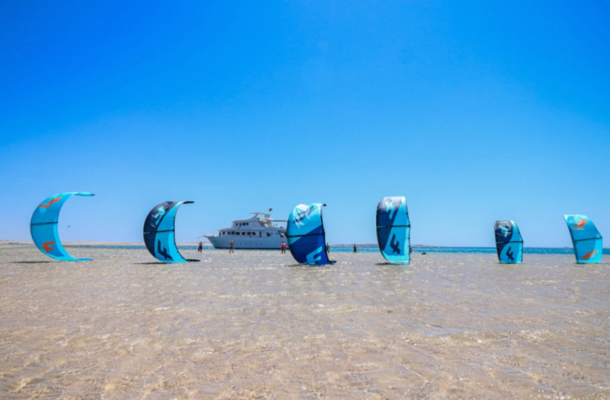 Trek - Kitecamp intermédiaire 1 semaine en Egypte à bord du KiteAdventure