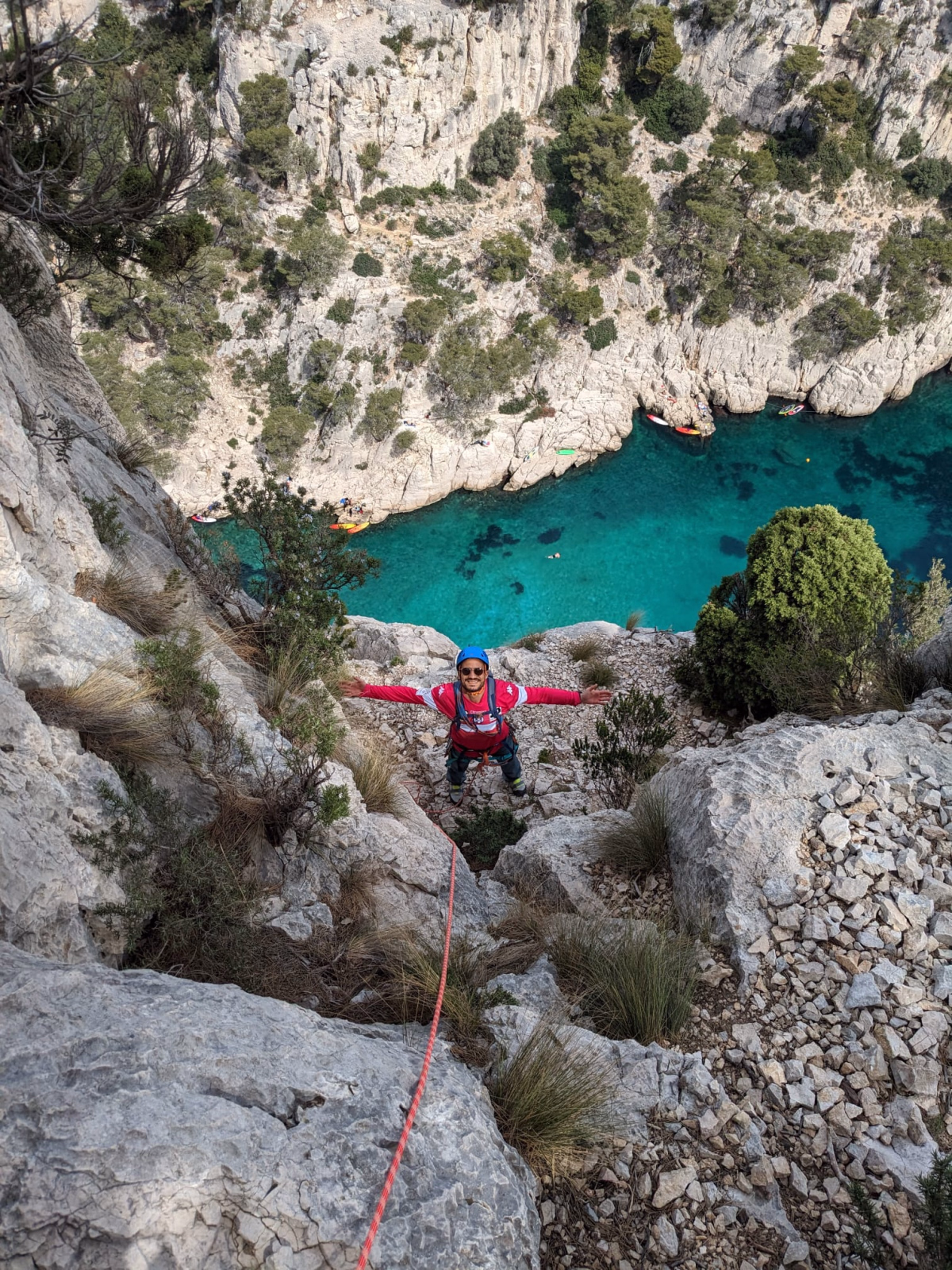 Les grandes voies des Calanques