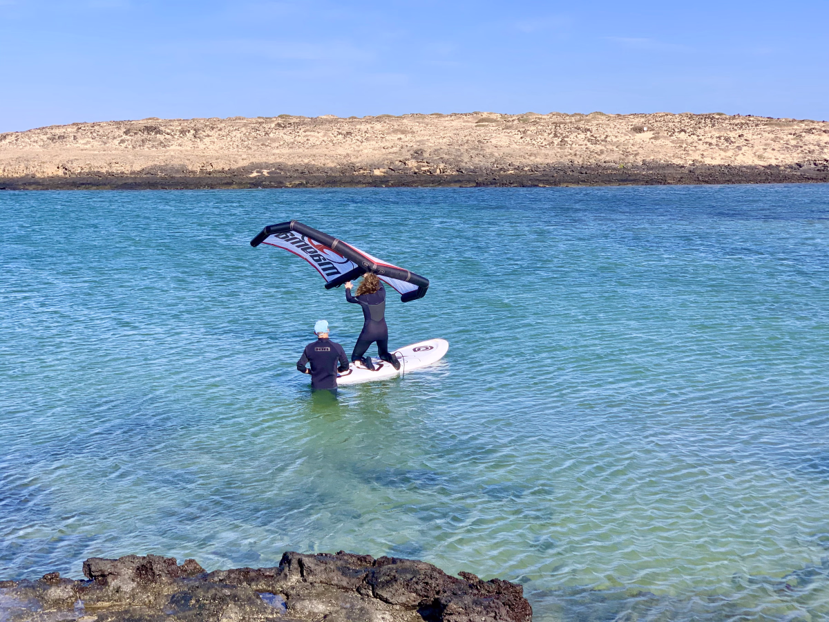 Wingfoil et yoga à Fuerteventura