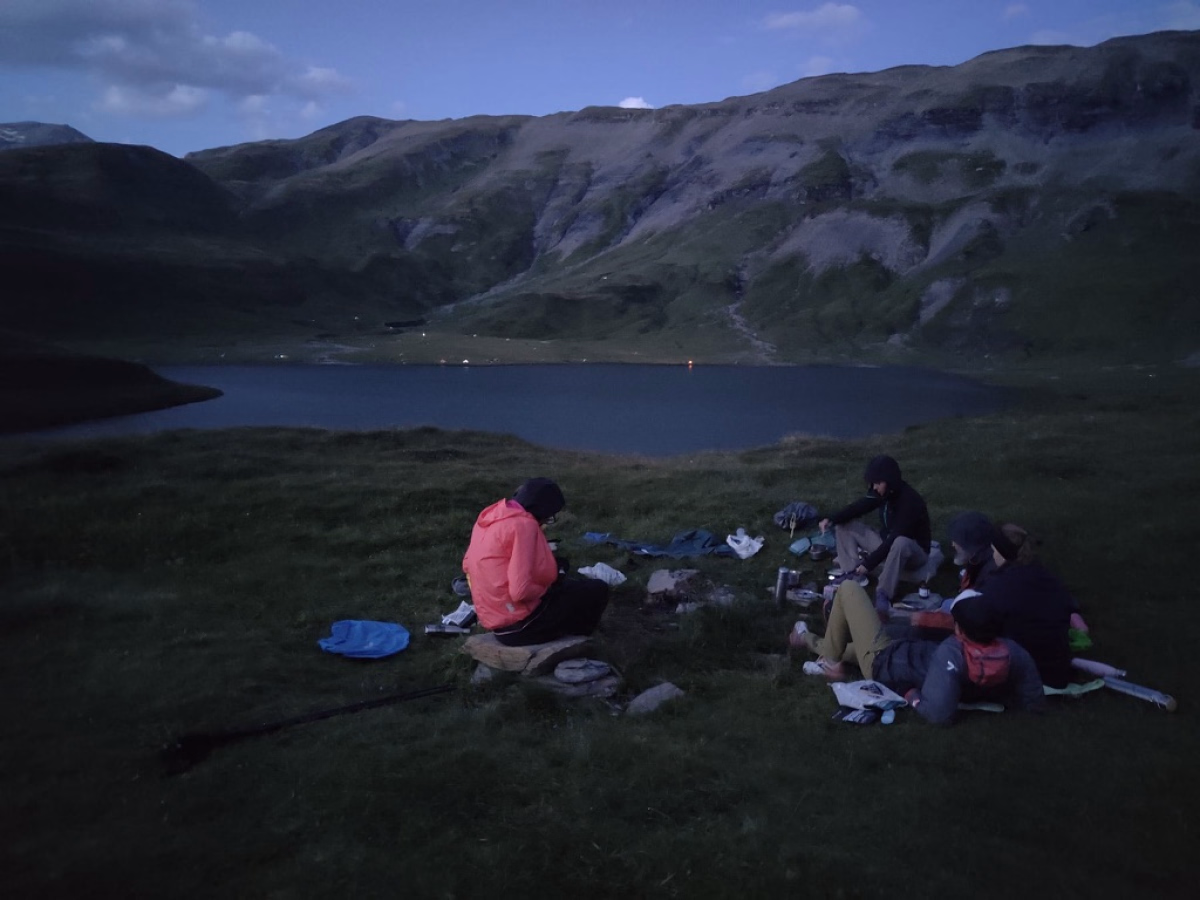 Premier bivouac face au Mont Blanc : le massif des Fiz