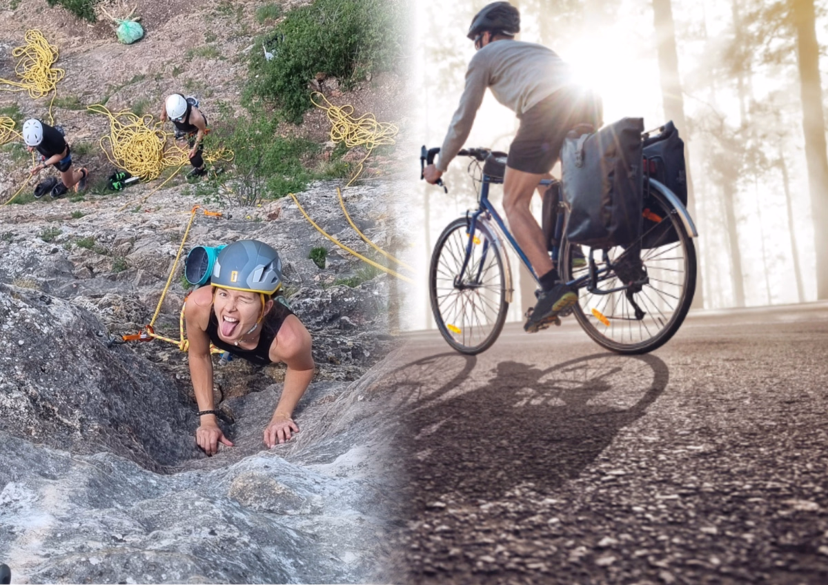 Voyage à vélo - Séjour escalade et itinérance à vélo en Bourgogne