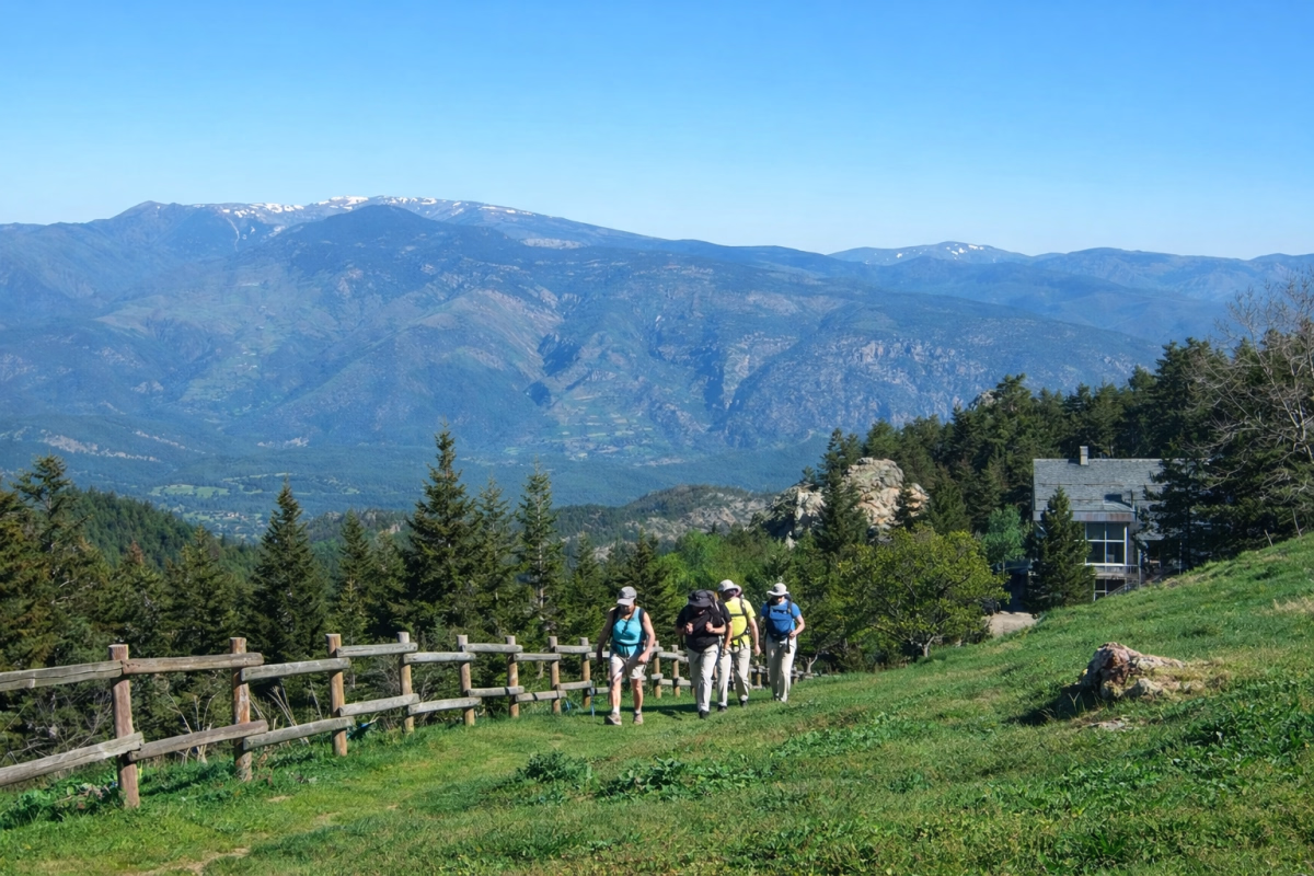 Tour du Canigou en randonnée guidée et thermes catalans