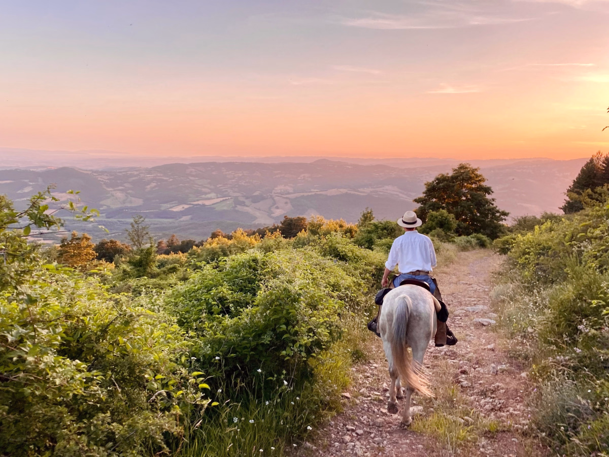 Voyage à cheval - Randonnée à cheval en Toscane